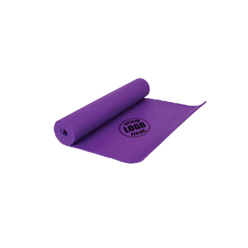 Purple Yoga Matt in Mesh-Polyester Pouch